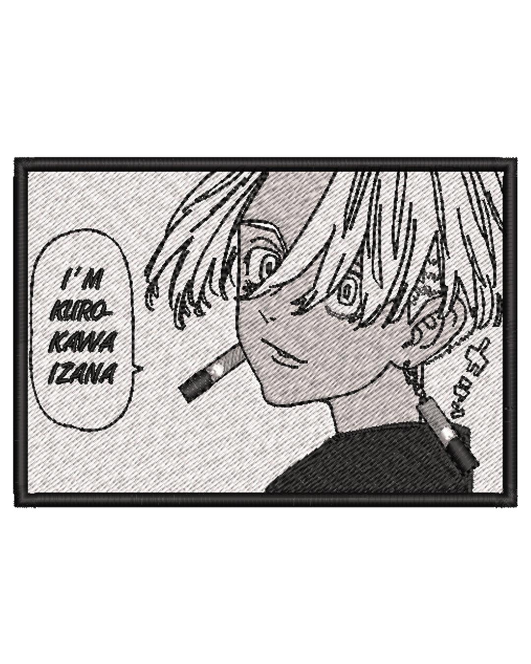 Parche Bordado Anime Tokyo Revengers Izana Kurokawa Manga #2 10cm - Valkynea