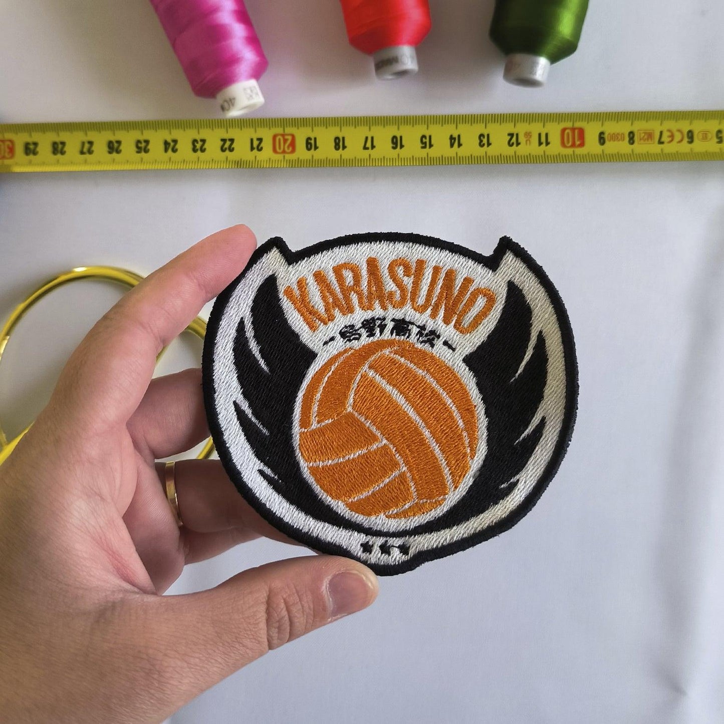 Parche Bordado Anime Haikyū!! Escudo Karasuno 2 - Valkynea