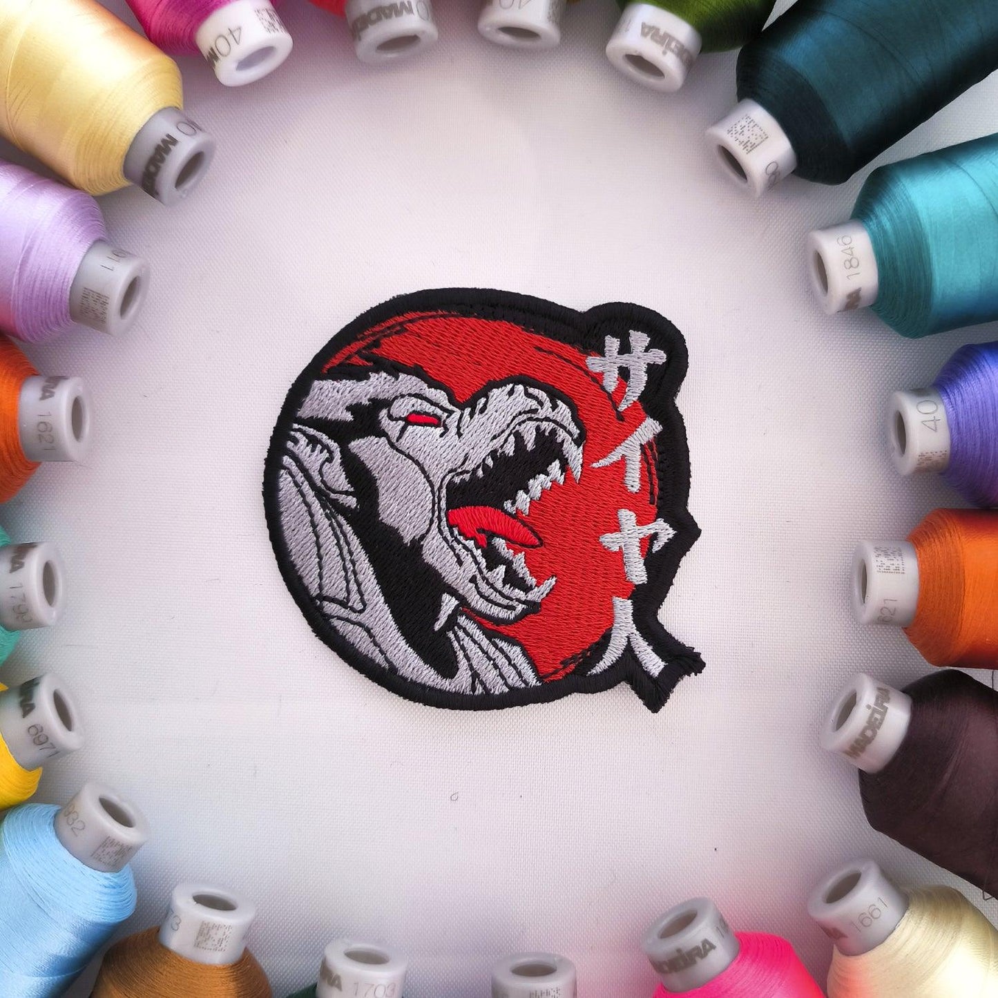 Parche Bordado Anime Ozaru Dragon Ball 8cm - Valkynea