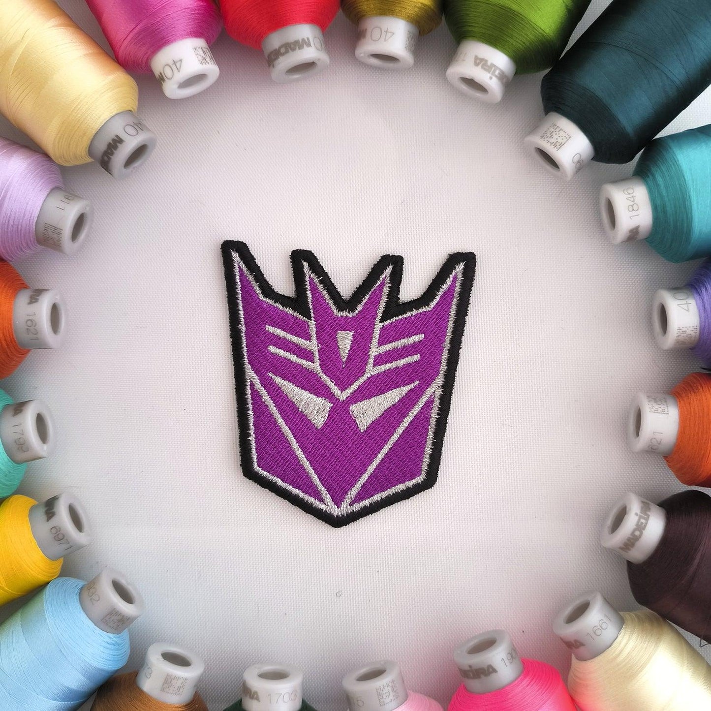 Parche Bordado Decepticons Transformers 8 Cm - Valkynea