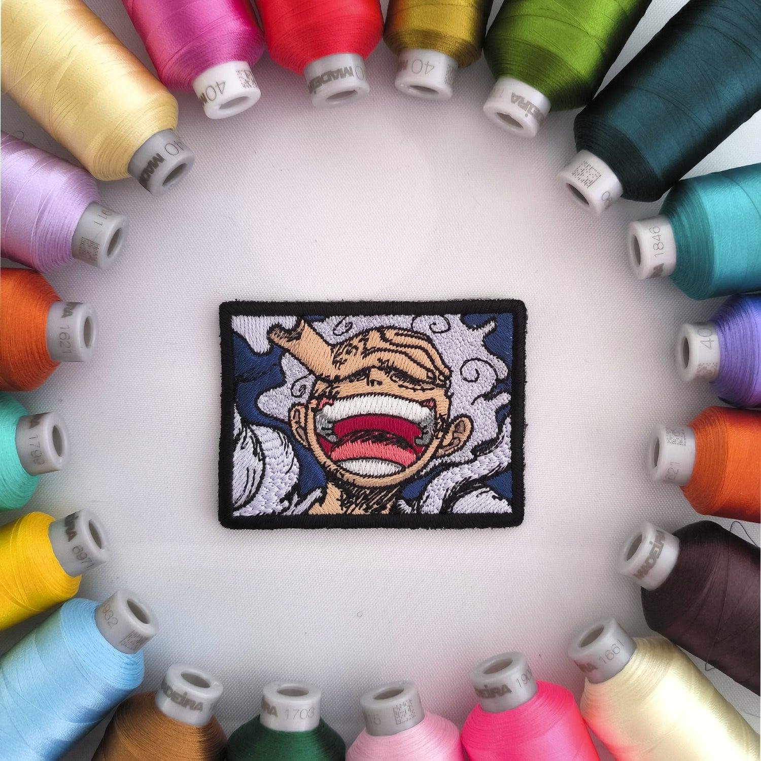 Parche Bordado Anime One Piece Luffy Gear 5 - Valkynea