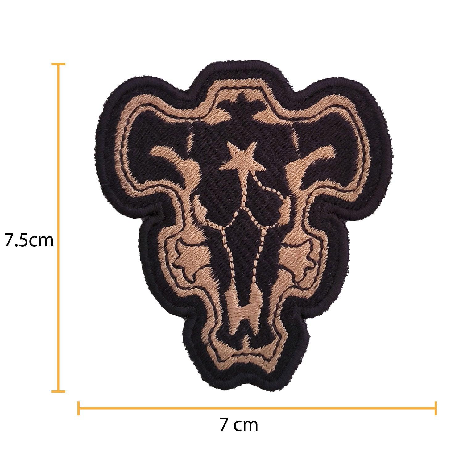 Parche Bordado Anime Black Clover Toros Negros - Valkynea