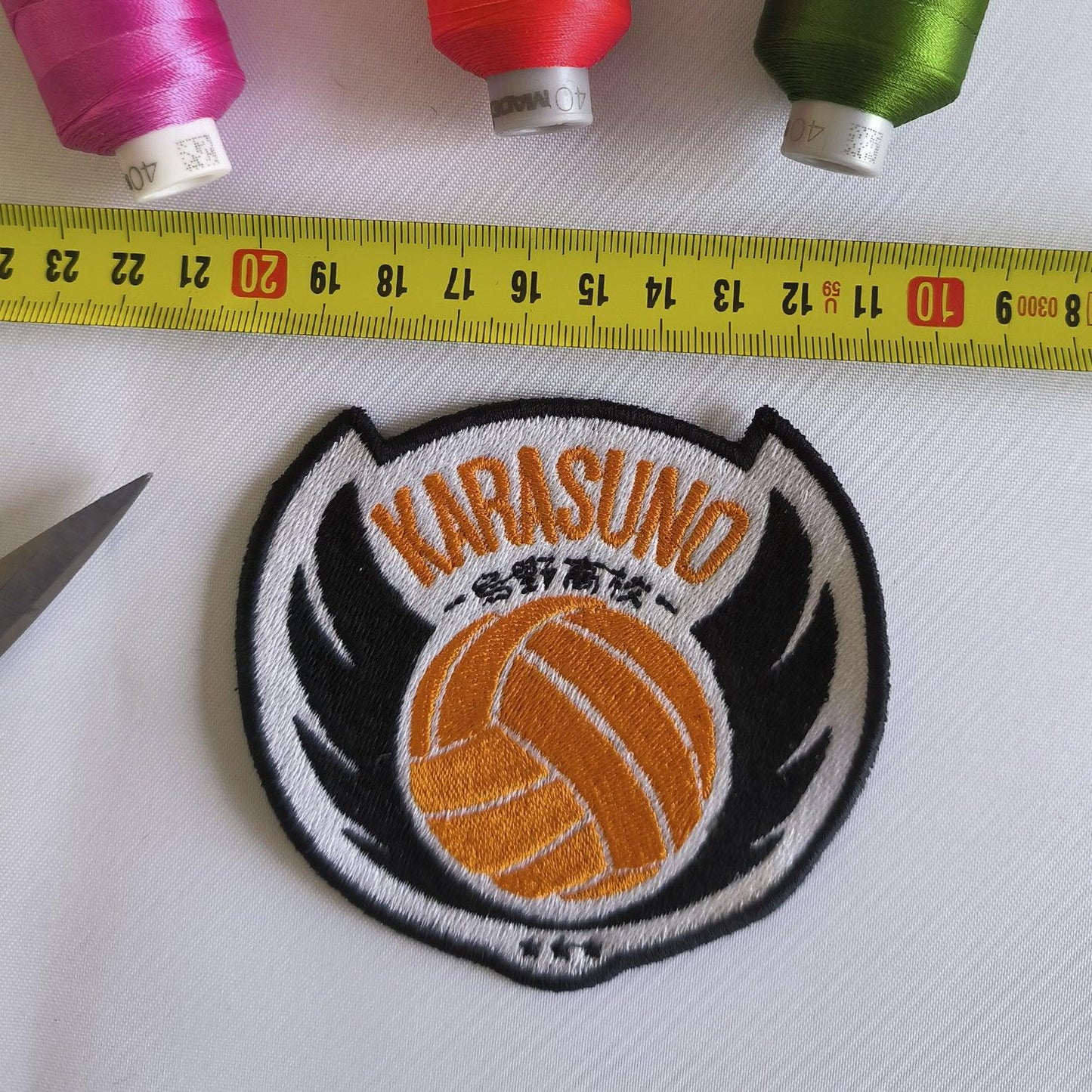 Parche Bordado Anime Haikyū!! Escudo Karasuno 2 - Valkynea