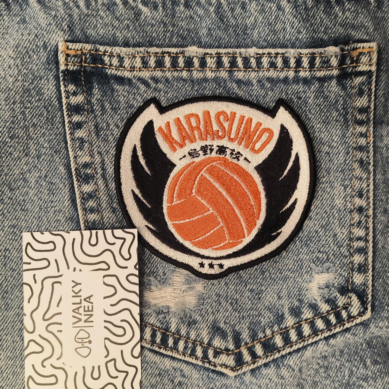 Parche Bordado Anime Haikyū!! Escudo Karasuno 2 - Valkynea