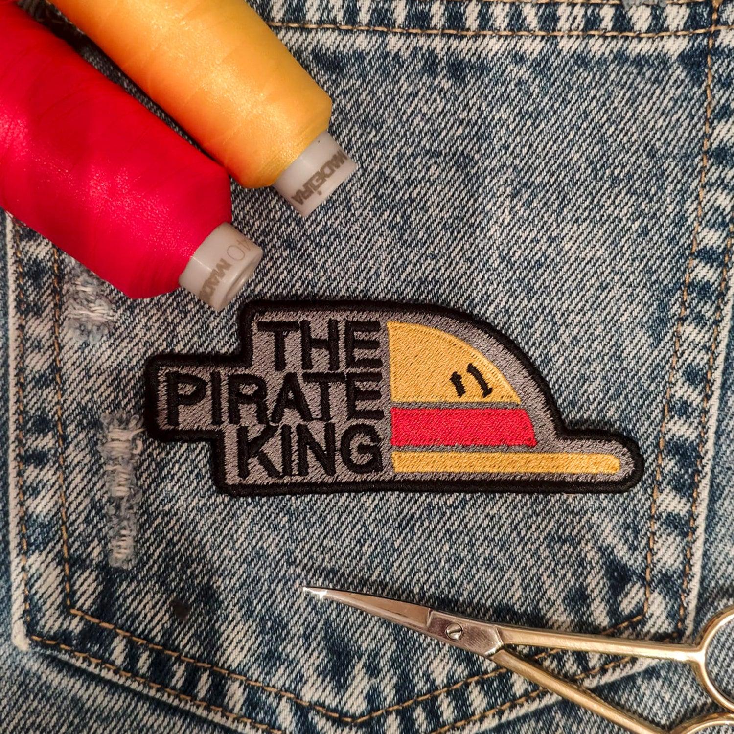 Parche Bordado Anime One Piece The Pirate King 10cm - Valkynea