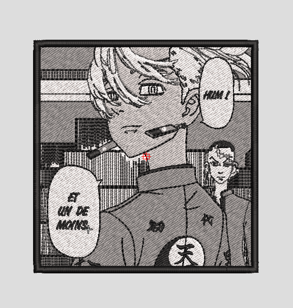 Parche Bordado Anime Tokyo Revengers Izana Kurokawa Manga #3 10cm - Valkynea