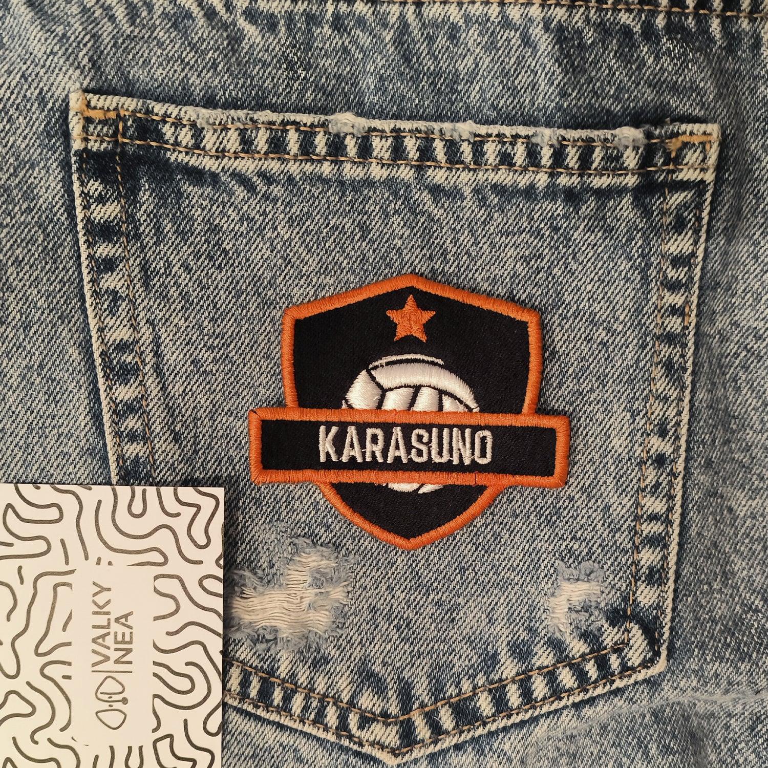 Parche Bordado Anime Haikyū!! Escudo Karasuno 3 - Valkynea