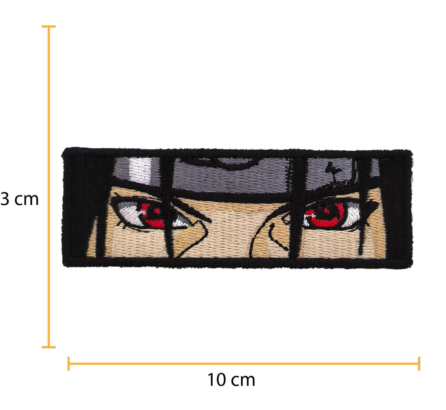 Parche Bordado Anime Naruto Itachi 10cm - Valkynea
