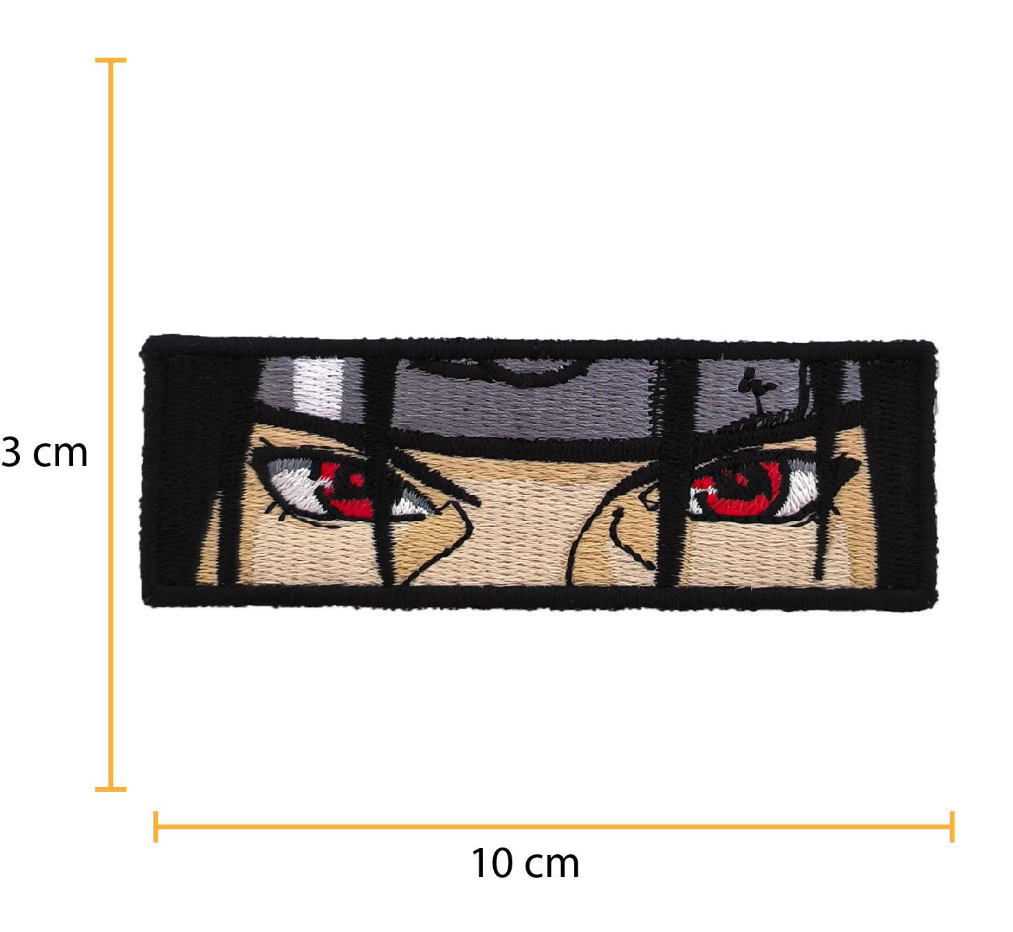 Parche Bordado Anime Naruto Itachi 10cm - Valkynea