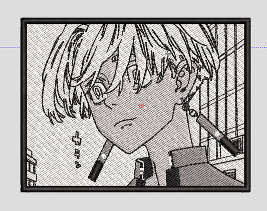 Parche Bordado Anime Tokyo Revengers Izana Kurokawa Manga #4 10cm - Valkynea