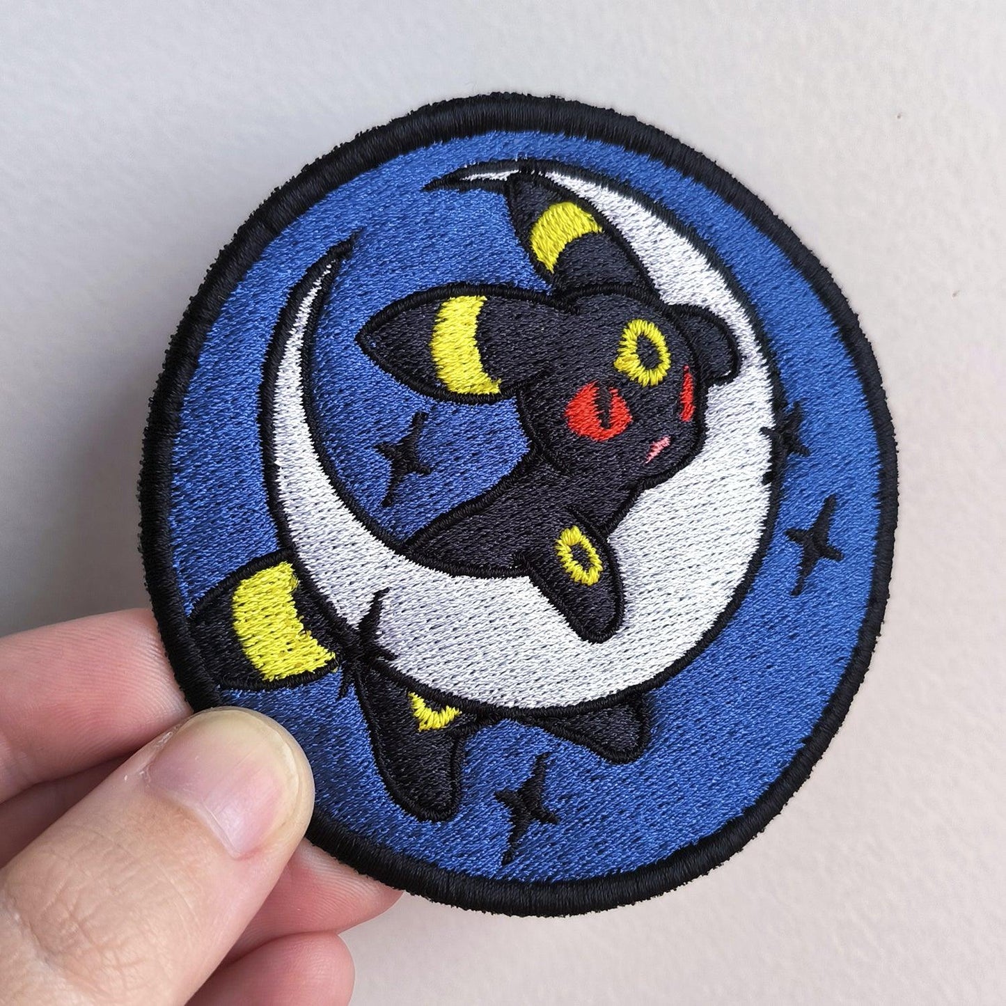 Parche Bordado Anime Umbreon 8cm - Valkynea