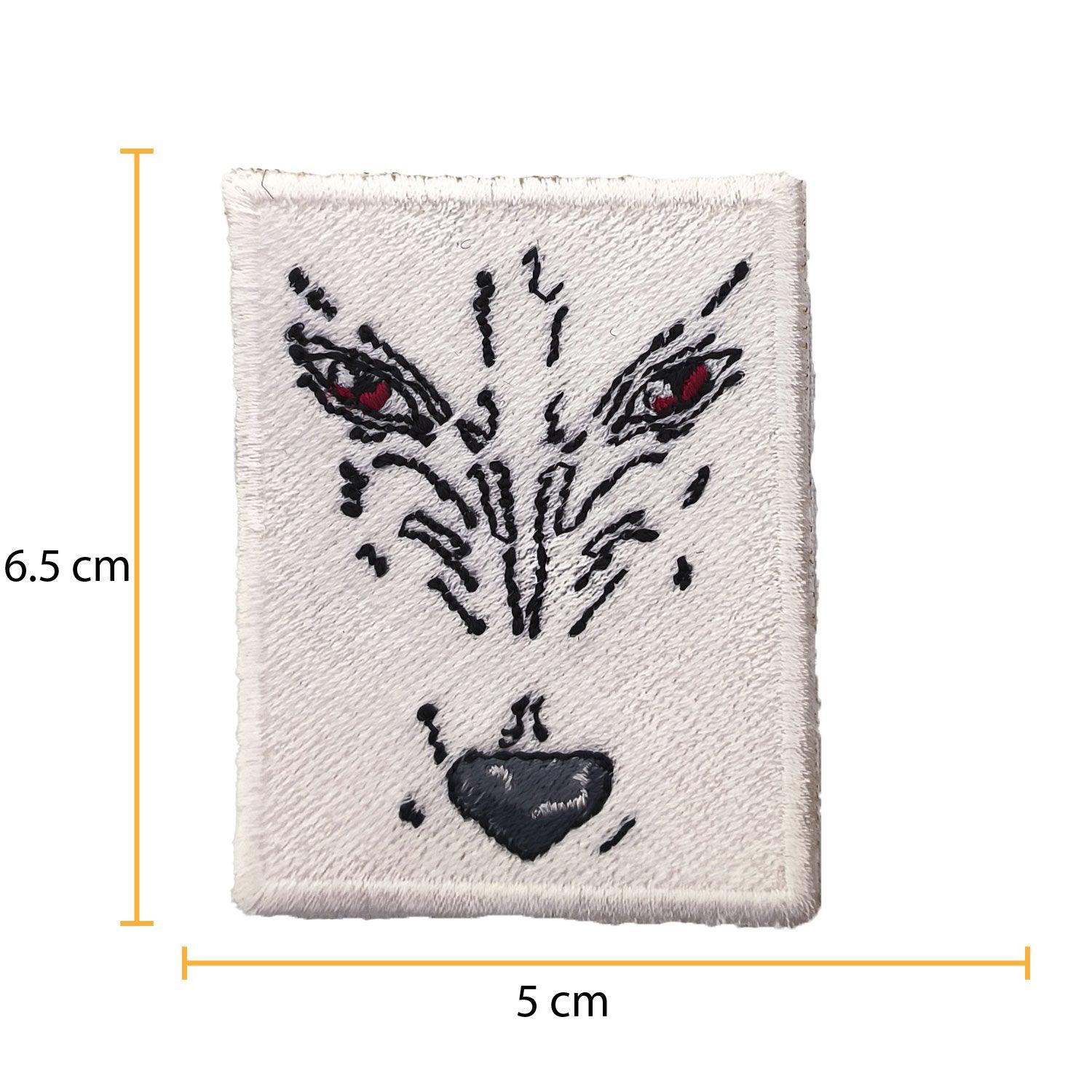 Parche Bordado Anime San La princesa Mononoke 6cm - Valkynea