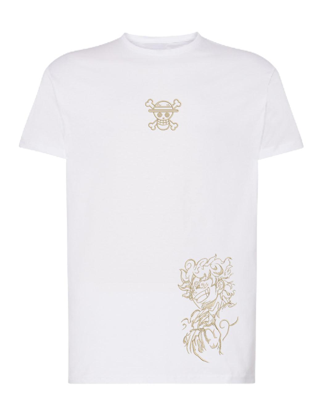 Camiseta Bordada Luffy Gear 5 One Piece - Valkynea