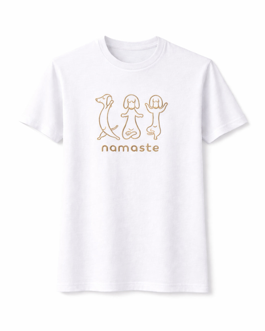 Camiseta Bordada Salchi Namasté - Valkynea