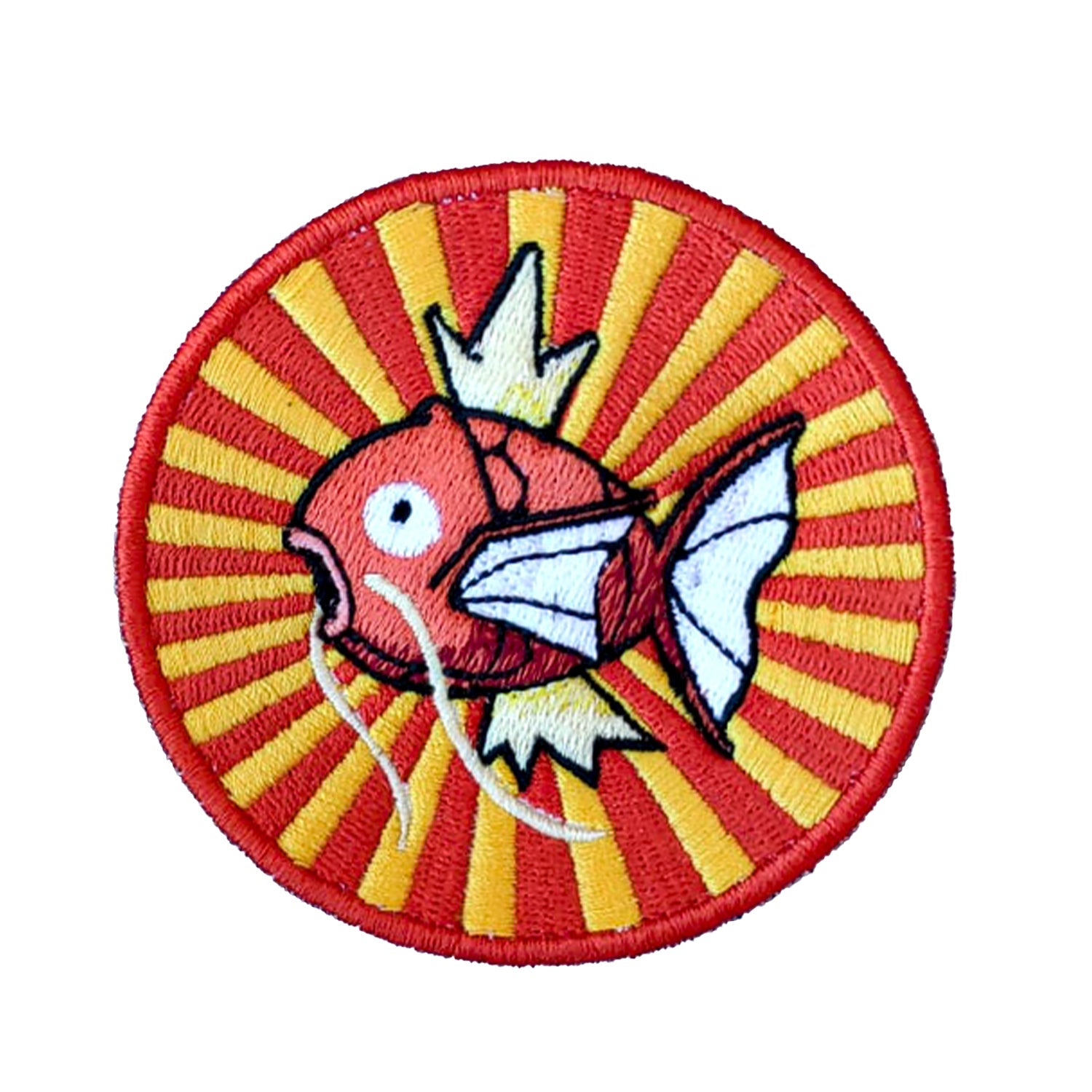Parche Bordado Anime Pokemon - Magikarp 8CM x 8CM - Valkynea