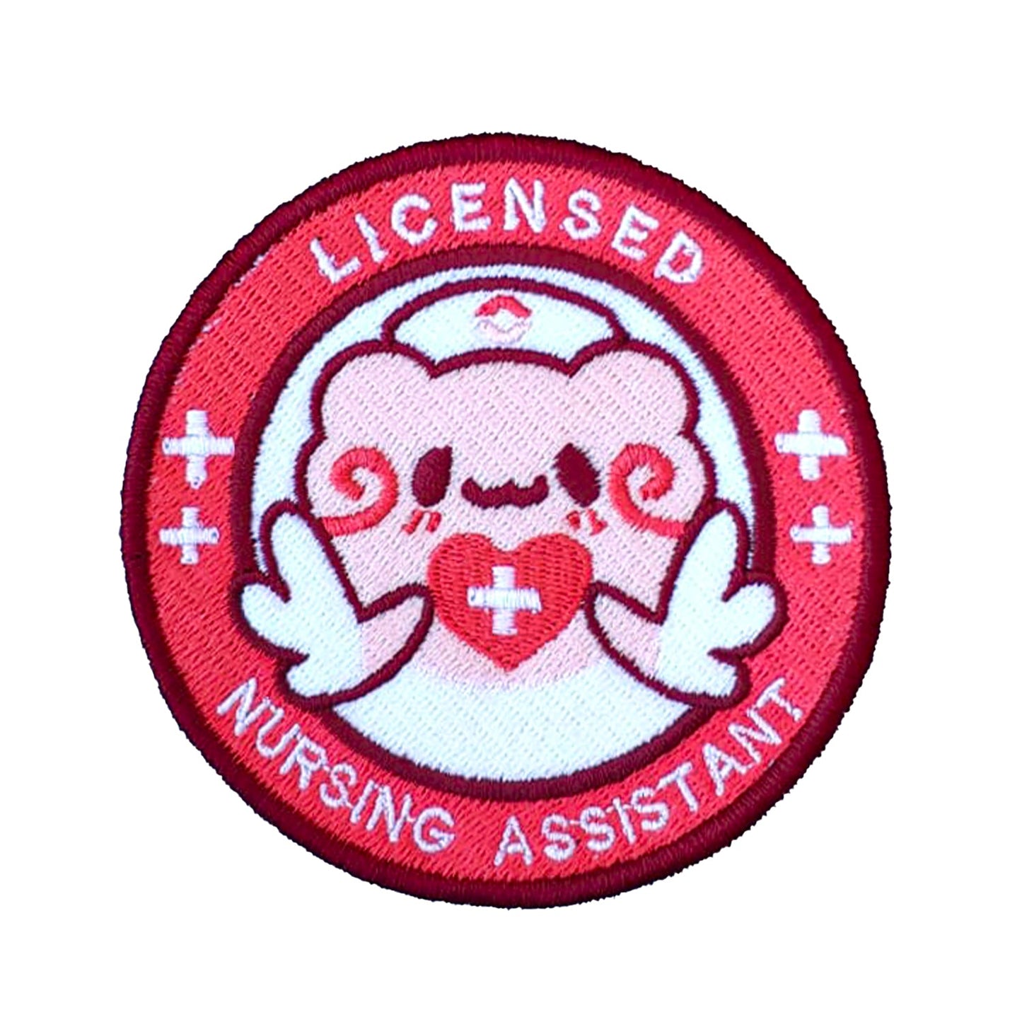 Parche Bordado Anime Pokemon - Blissey - Enfermera 8CM x 8CM - Valkynea