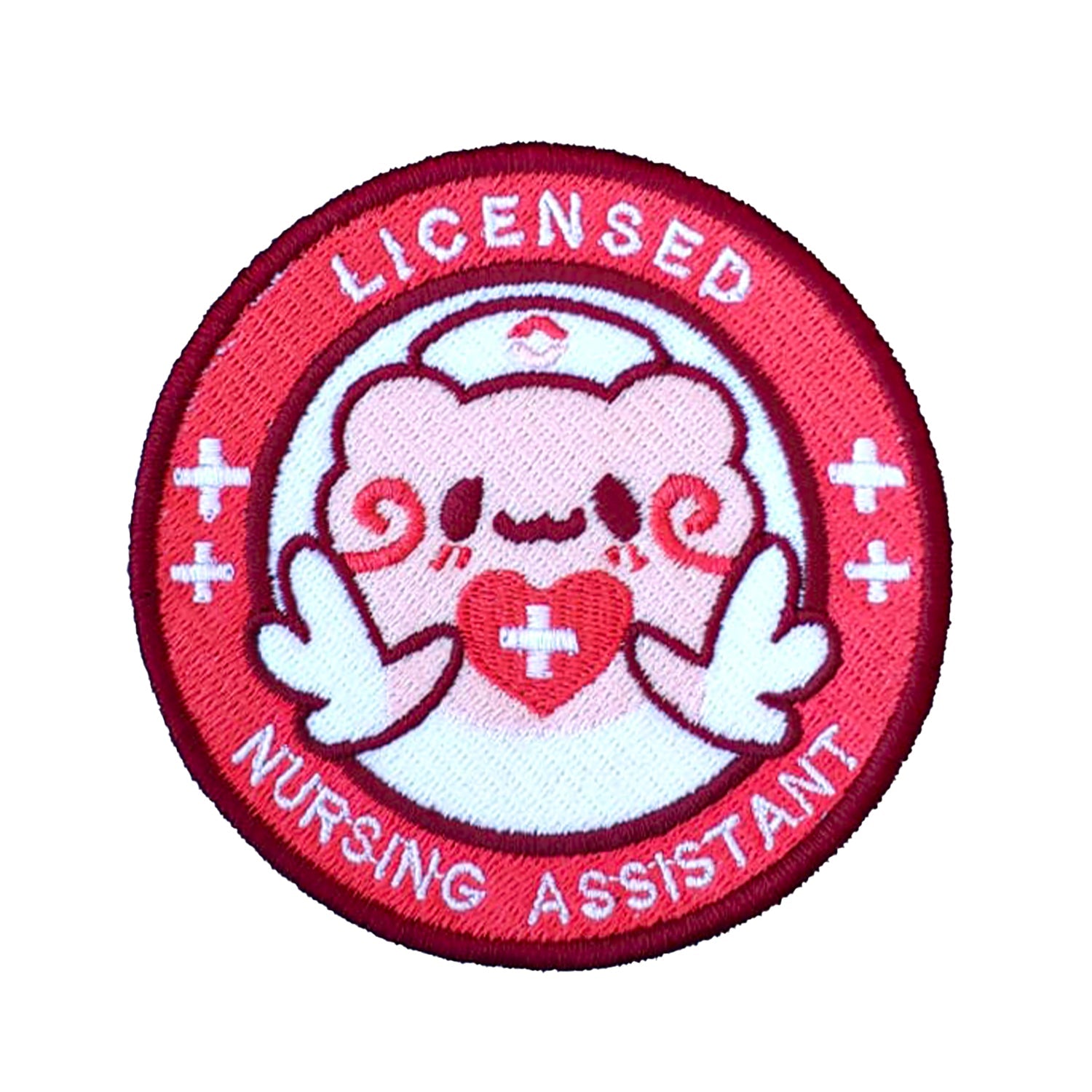 Parche Bordado Anime Pokemon - Blissey - Enfermera 8CM x 8CM - Valkynea