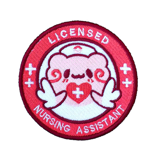 Parche Bordado Anime Pokemon - Blissey - Enfermera 8CM x 8CM - Valkynea