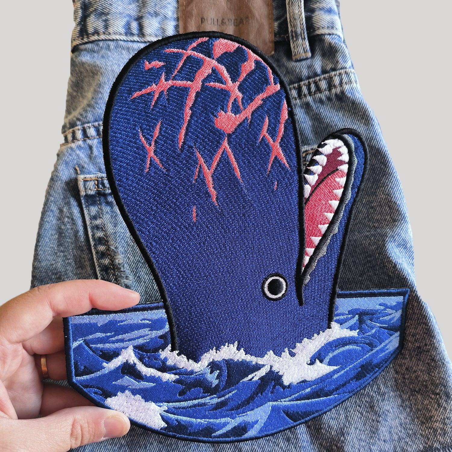 Parche Bordado Anime One Piece Laboon Termoadhesivo - Valkynea