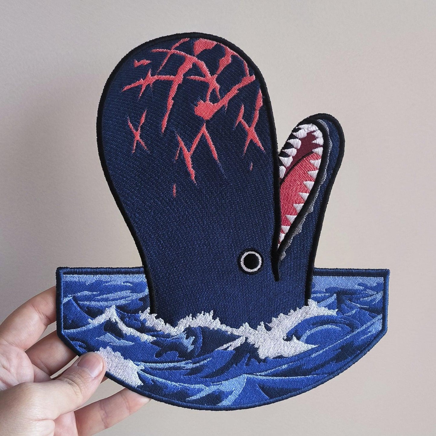 Parche Bordado Anime One Piece Laboon Termoadhesivo - Valkynea