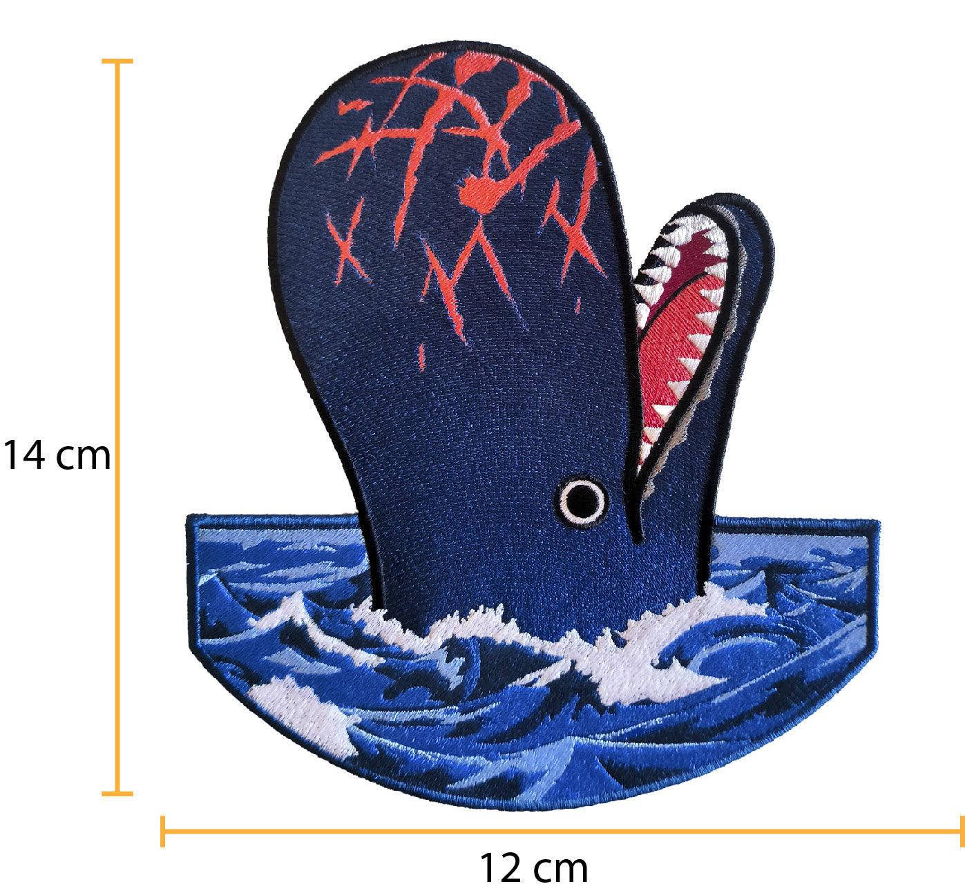 Parche Bordado Anime One Piece Laboon Termoadhesivo - Valkynea