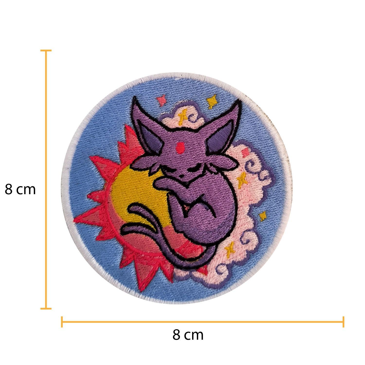Parche Bordado Anime Espeon 8cm - Valkynea