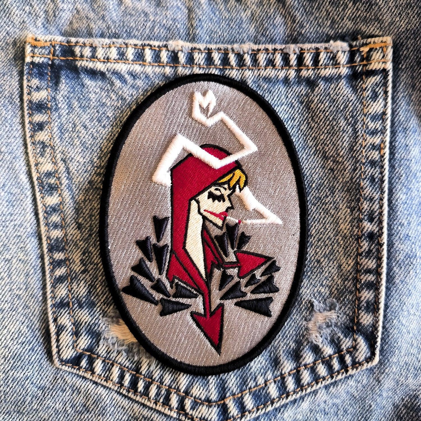 Parche Bordado Anime One Piece Donquixote Rosinante Anime 12cm - Valkynea