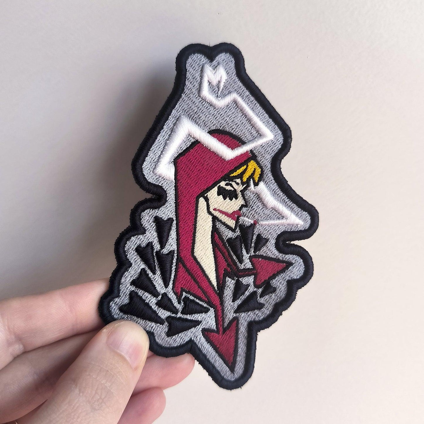 Parche Bordado Anime One Piece Donquixote Rosinante Anime 12cm - Valkynea