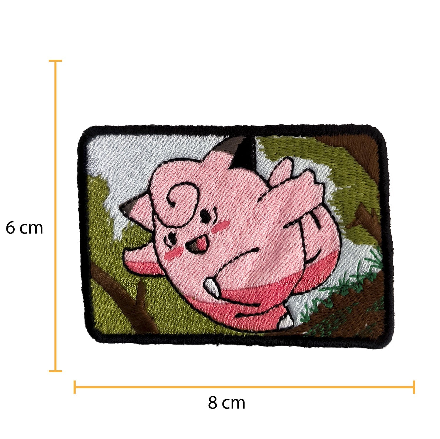 Parche Bordado Anime Clefairy 7cm - Valkynea