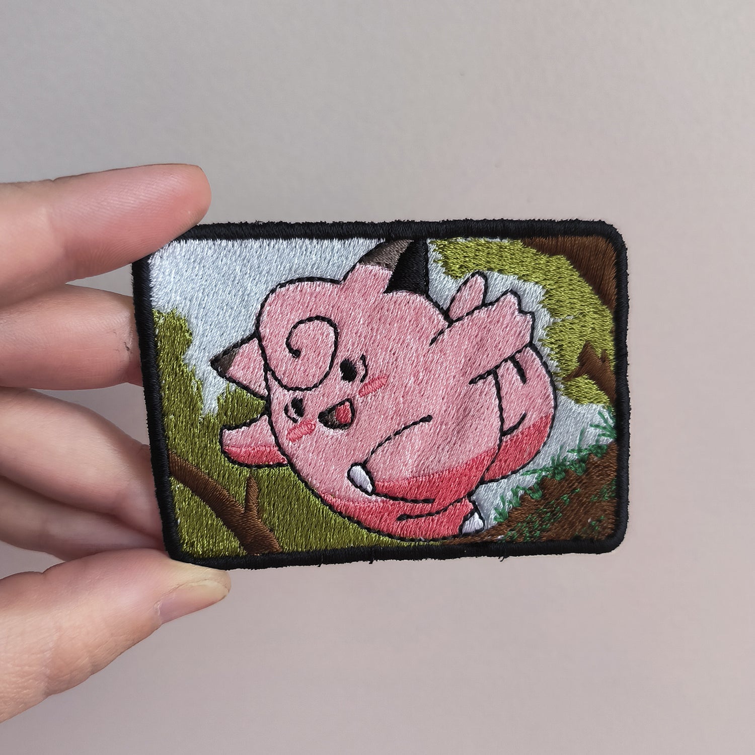 Parche Bordado Anime Clefairy 7cm - Valkynea