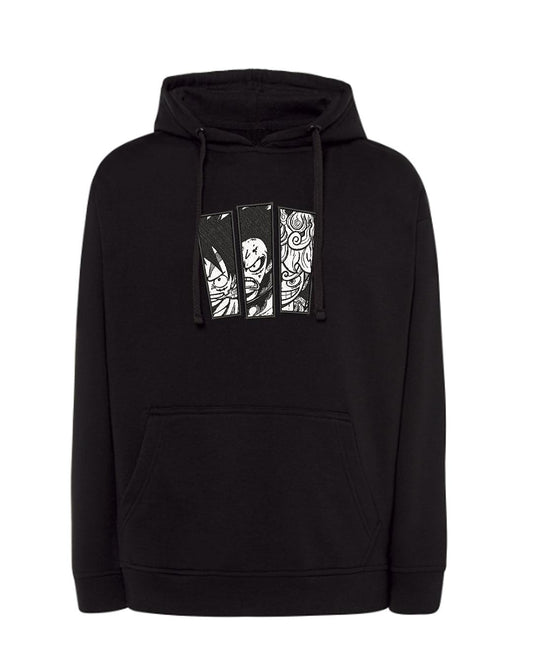 Sudadera Bordada One Piece Miradas Luffy - Valkynea