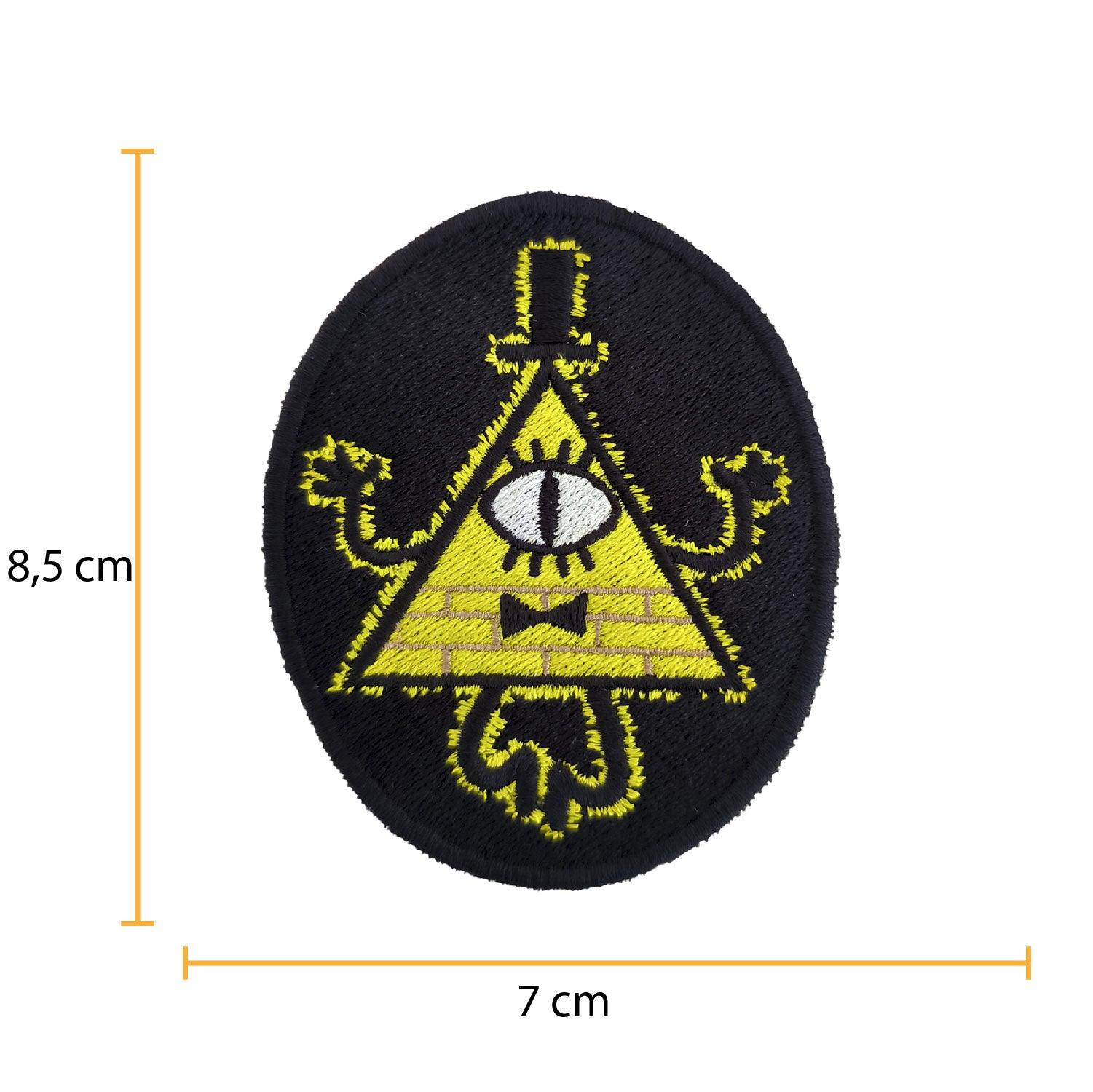 Parche Bordado Anime Gravity Falls Bill - Valkynea