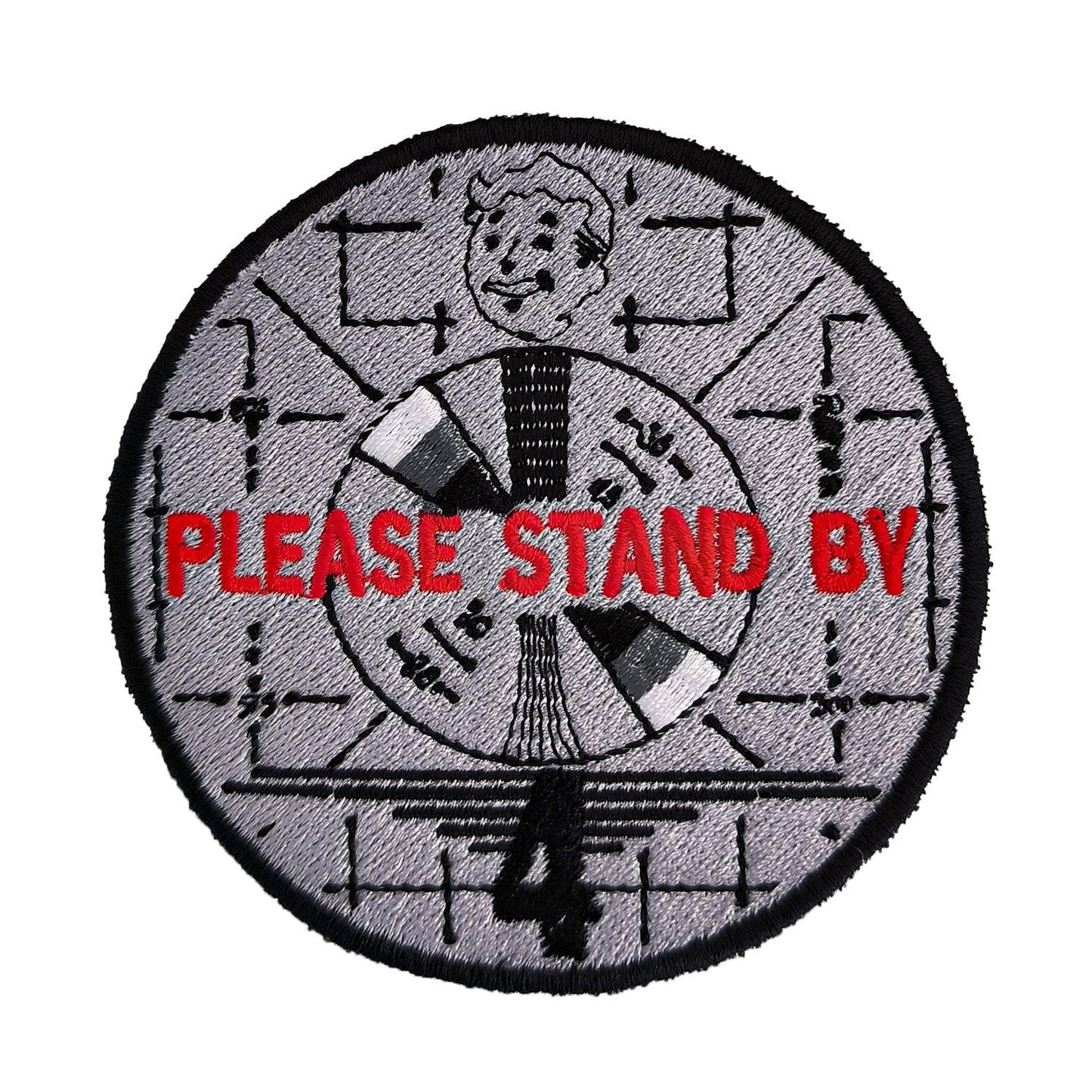 Parche Bordado Fallout Please Stand By - Valkynea