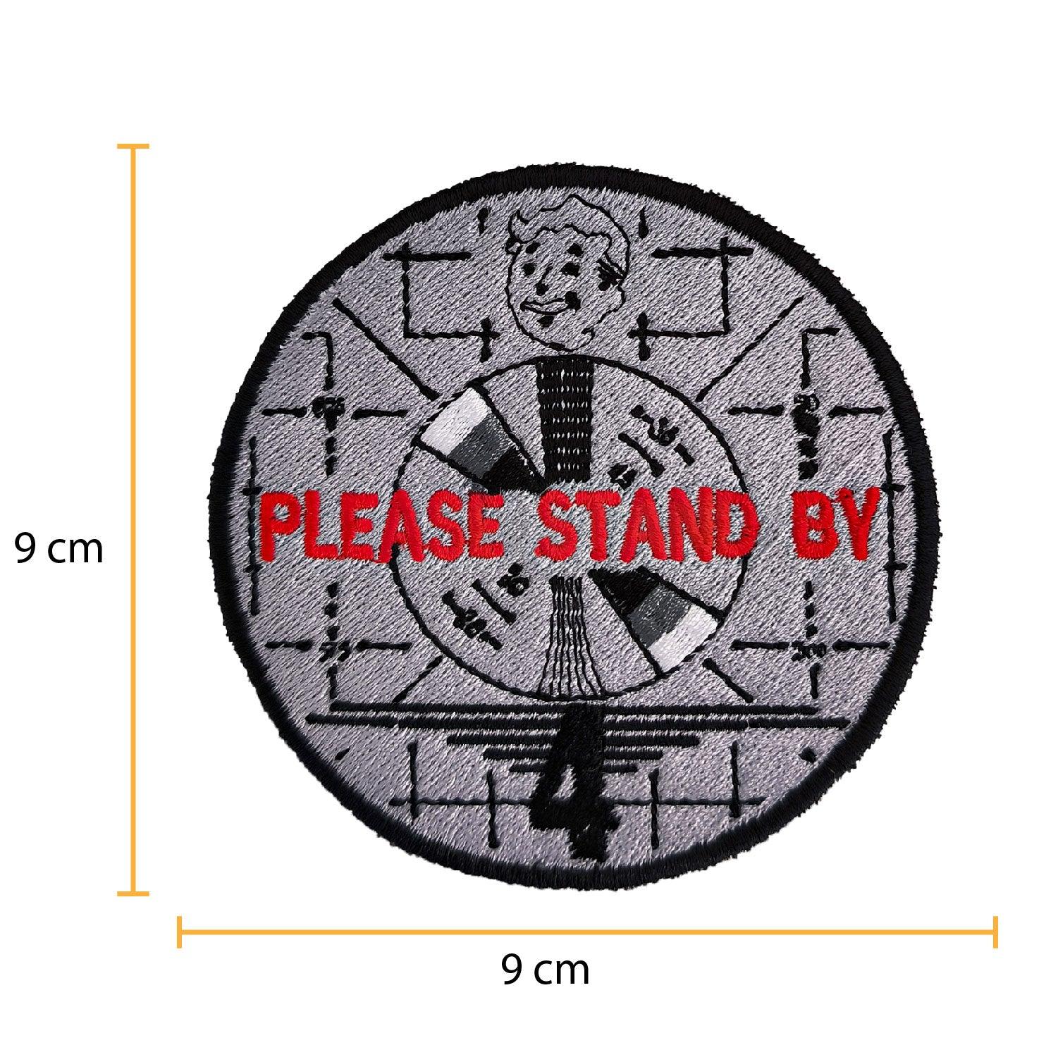 Parche Bordado Fallout Please Stand By - Valkynea