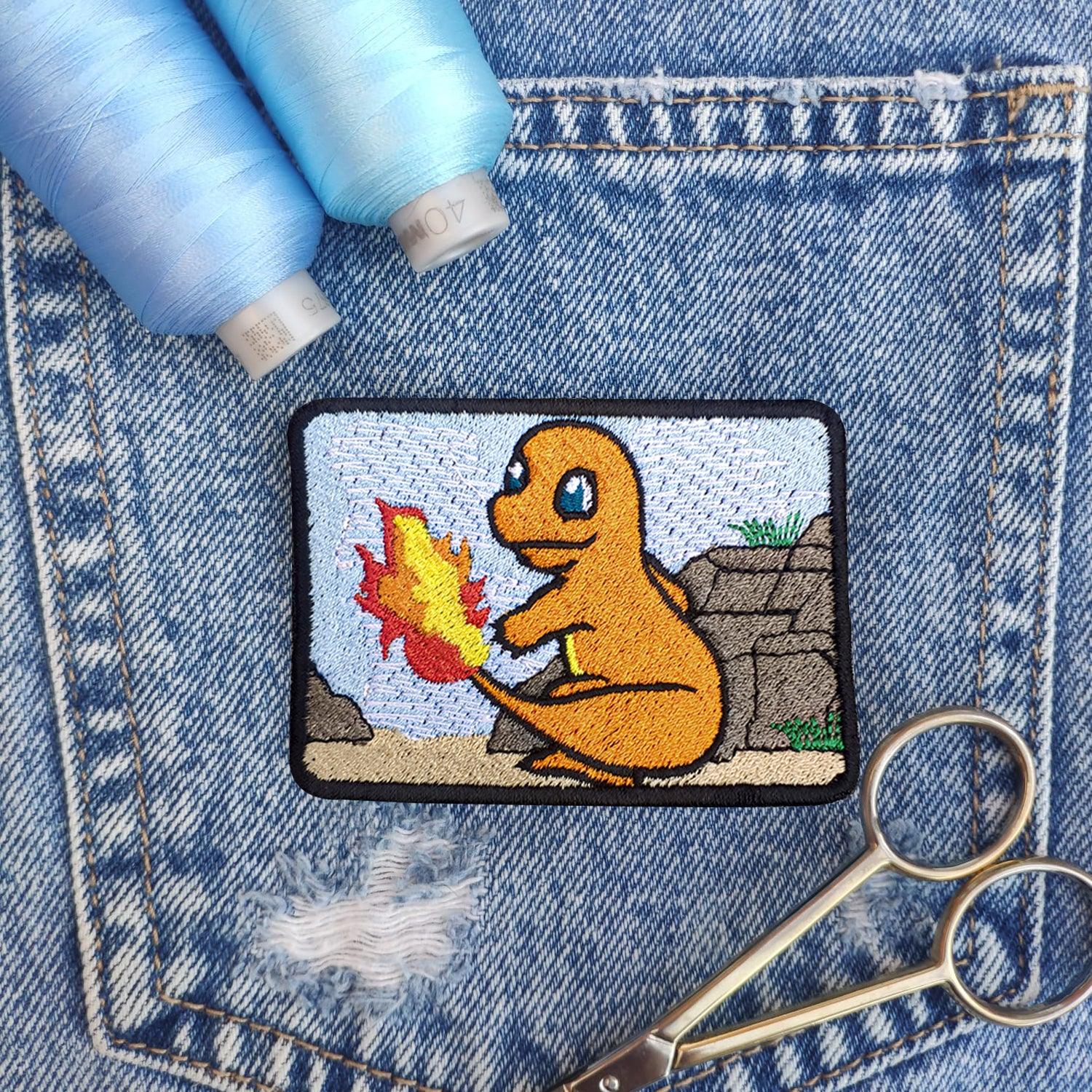 Parche Bordado Anime Charmander - Valkynea