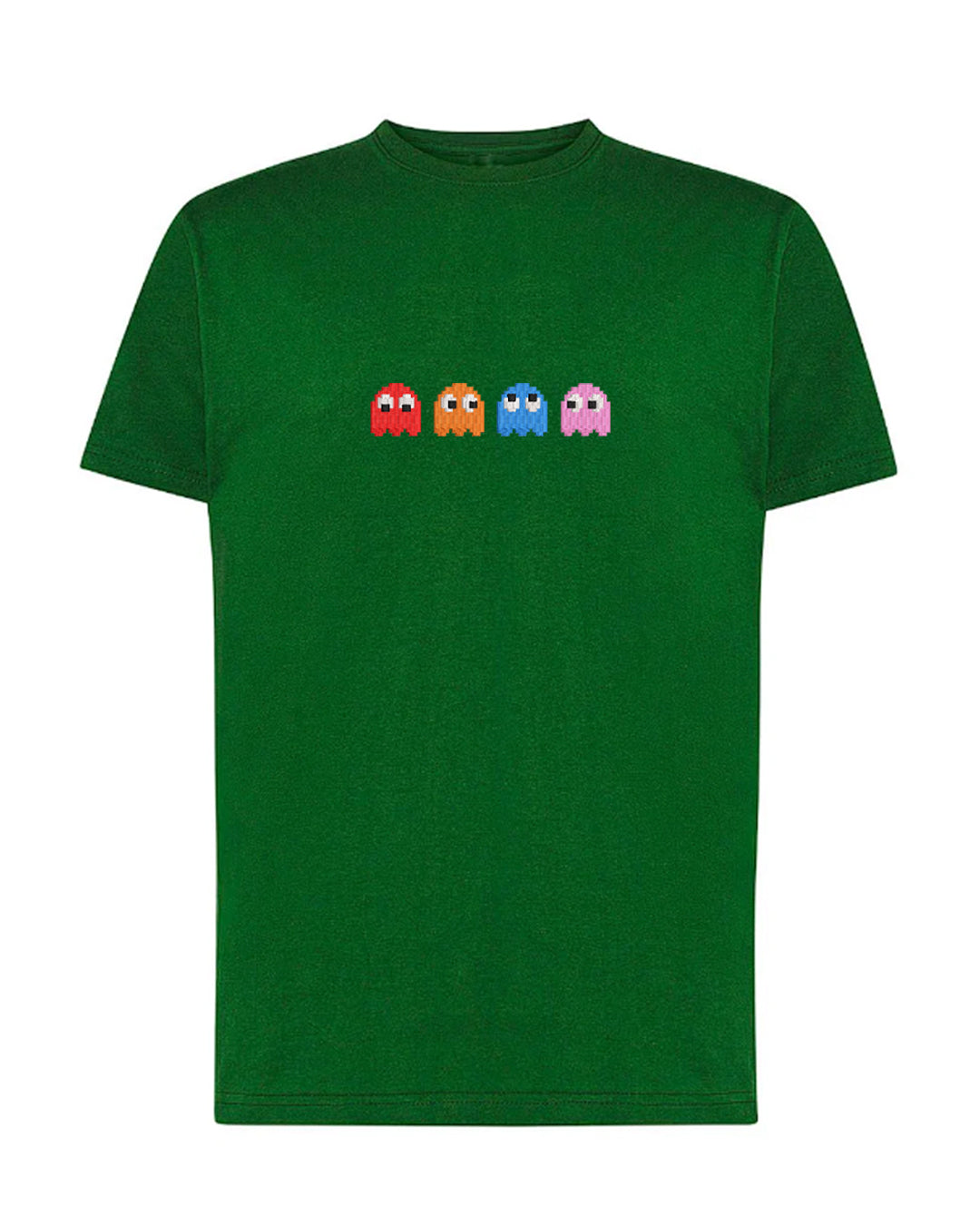Camiseta Bordada Fantasmas Pac Man - Valkynea