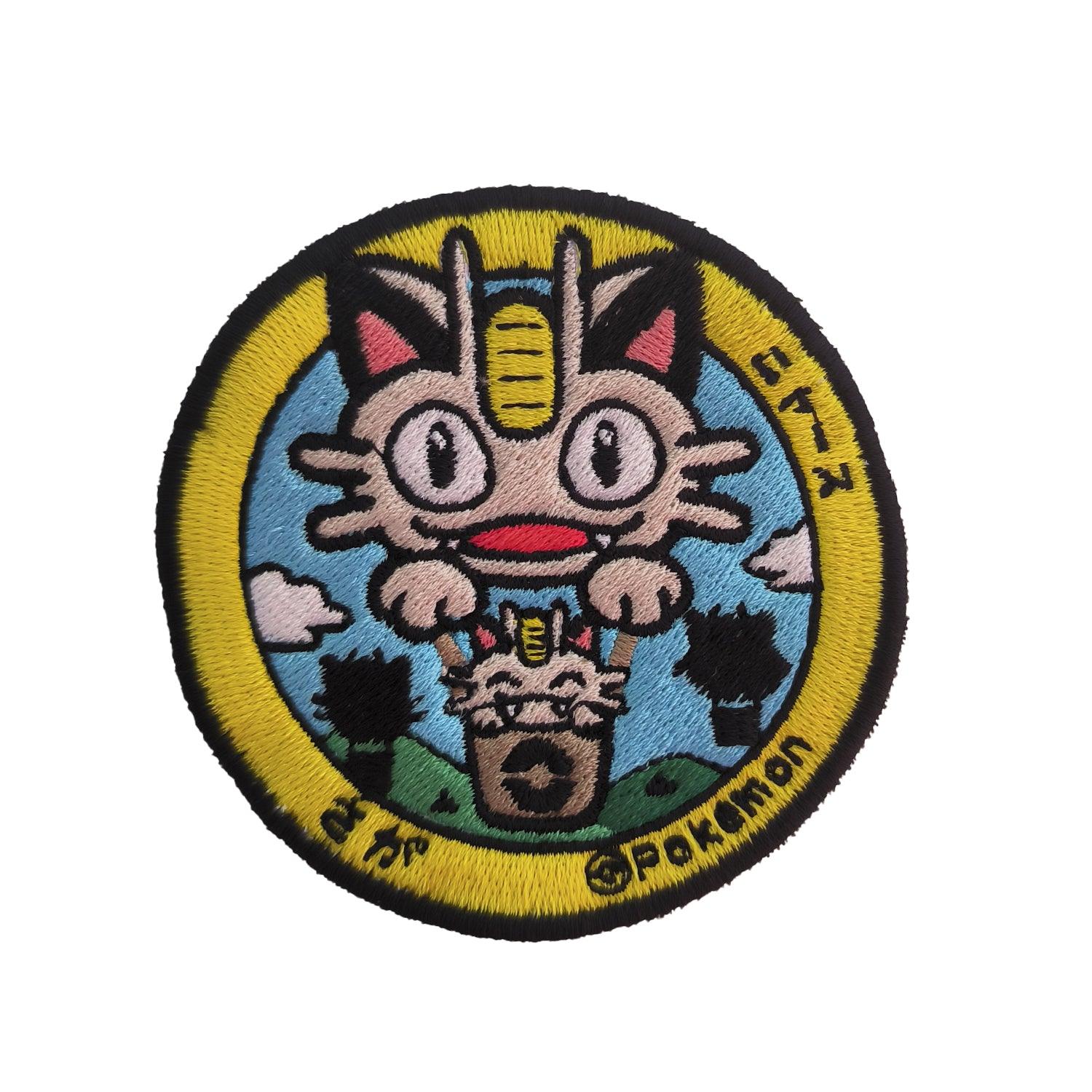 Parche Bordado Anime Meowth - Valkynea