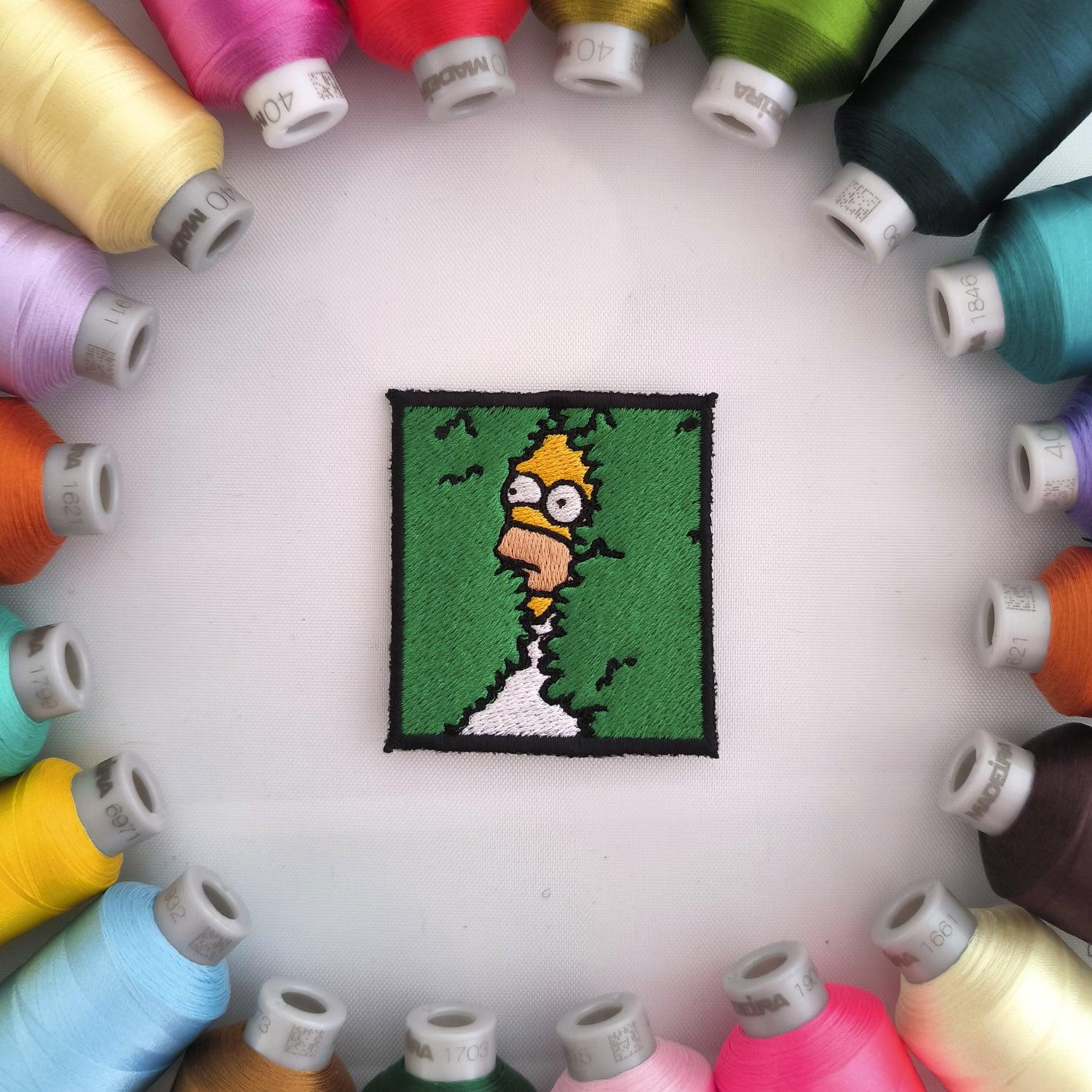 Parche Bordado Los Simpson Homero 6cm - Valkynea