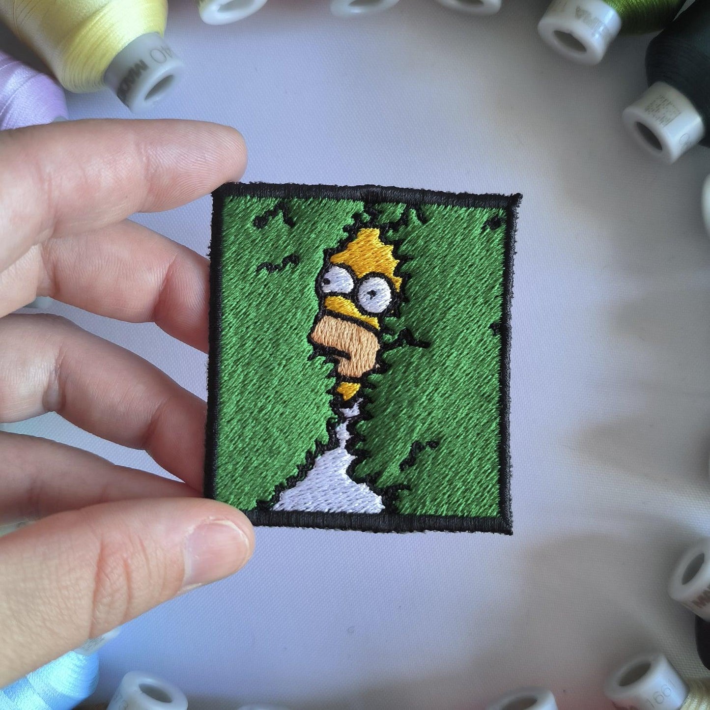 Parche Bordado Los Simpson Homero 6cm - Valkynea