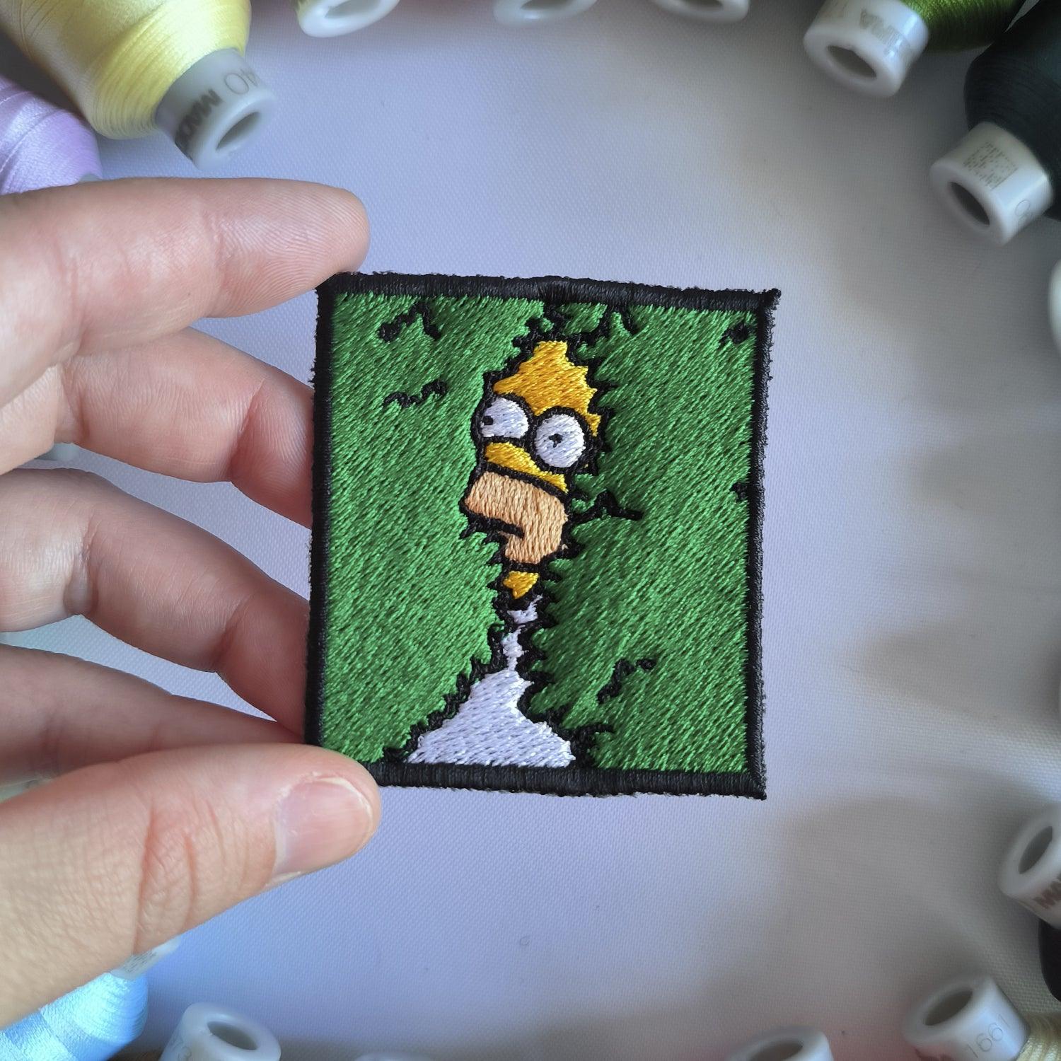 Parche Bordado Los Simpson Homero 6cm - Valkynea