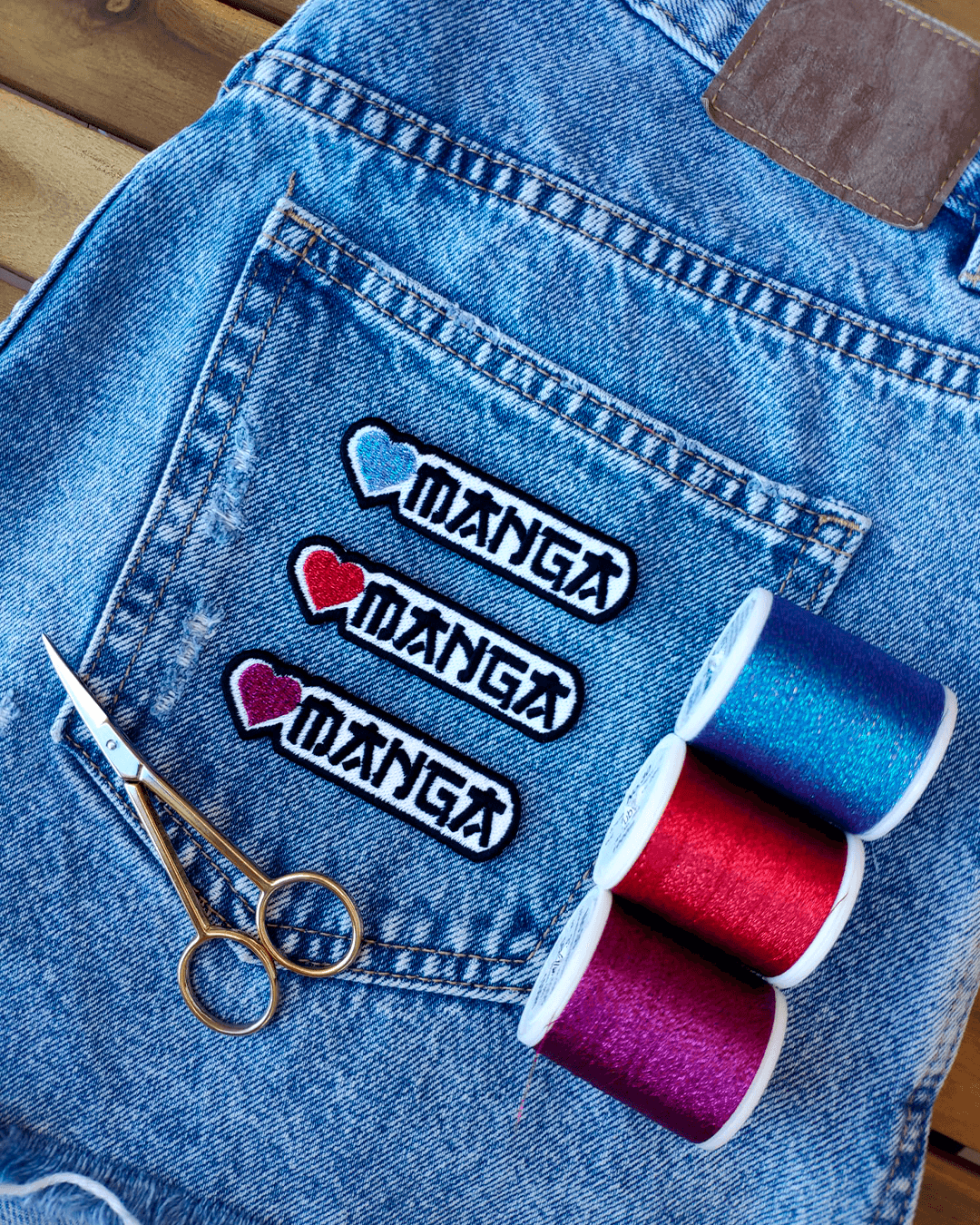 Parche Bordado Manga 8cm x 2cm - Valkynea