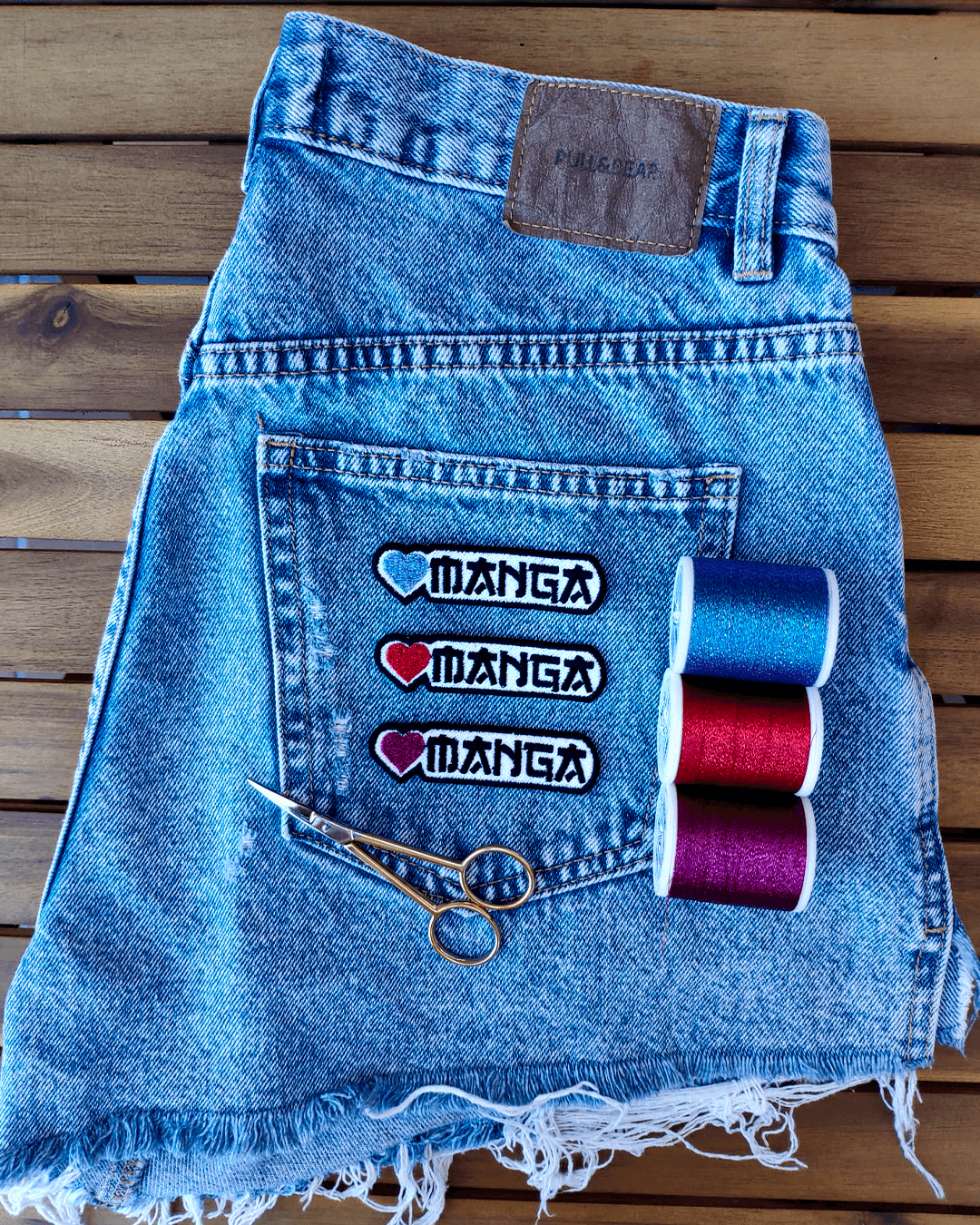 Parche Bordado Manga 8cm x 2cm - Valkynea