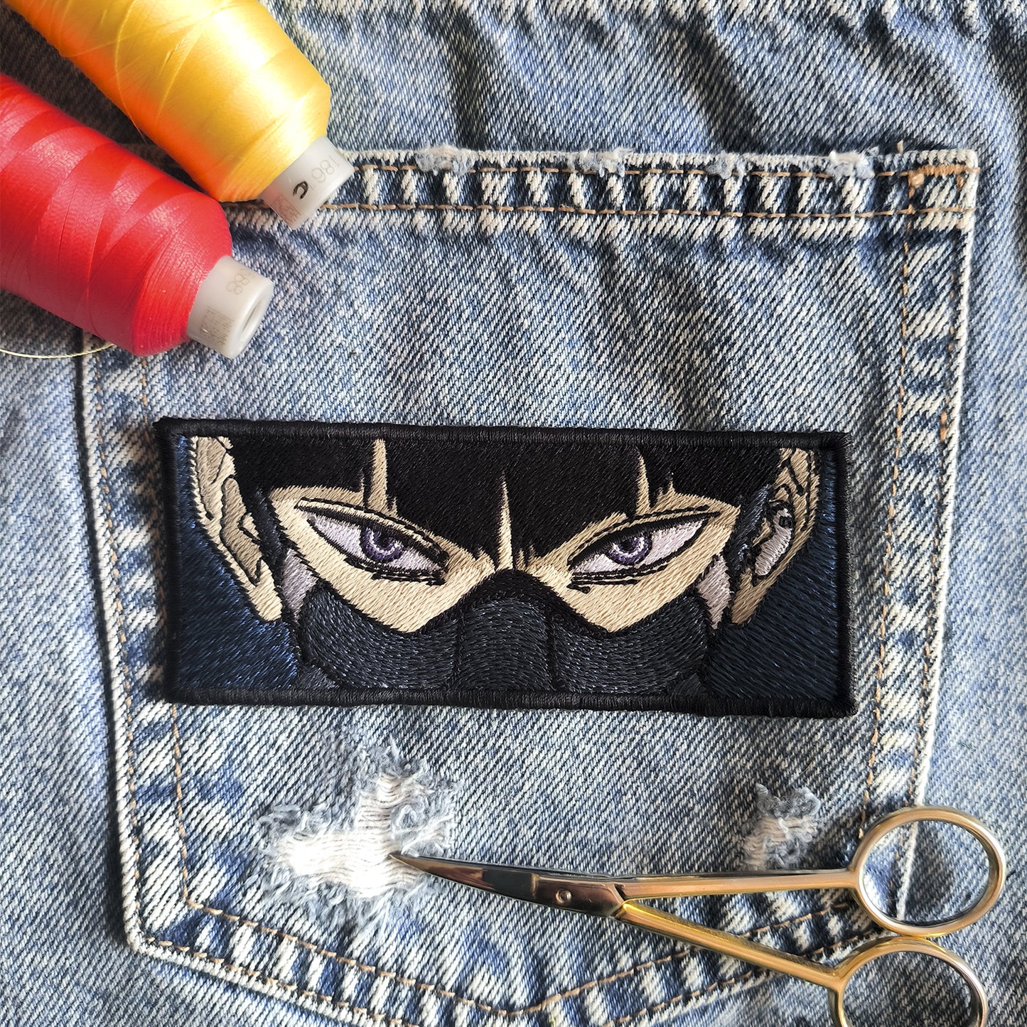 Parche Bordado Anime Capitan Hoshina Kaiju - Valkynea