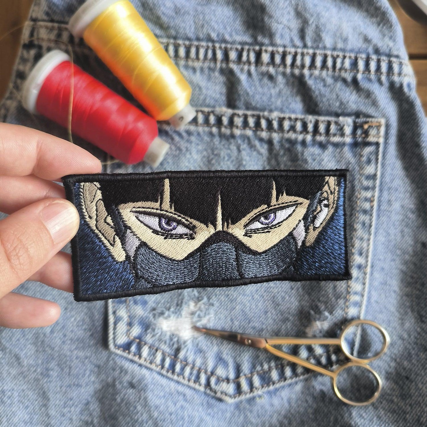 Parche Bordado Anime Capitan Hoshina Kaiju - Valkynea