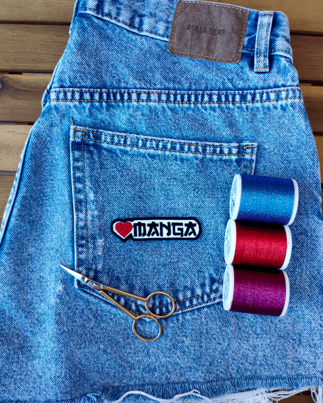 Parche Bordado Manga 8cm x 2cm - Valkynea