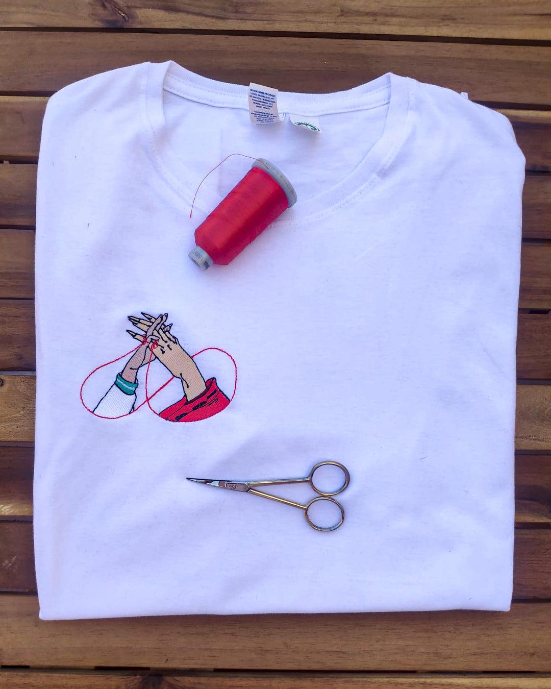 Camiseta InuYasha y Kagome Hilo Rojo - Valkynea