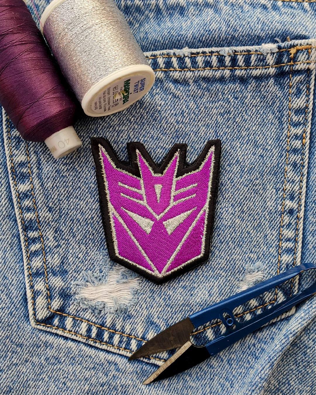 Parche Bordado Decepticons Transformers 8 Cm - Valkynea