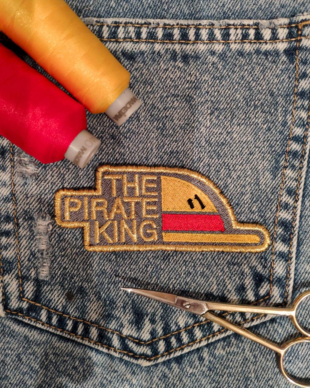 Parche Bordado Anime One Piece The Pirate King 10cm - Valkynea